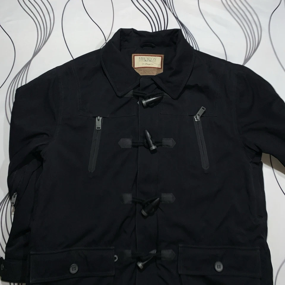 Chaqueta de esquí Burton Mark XIII negra Sovereign forro de lana de cachemir grande Foto 2 de 4