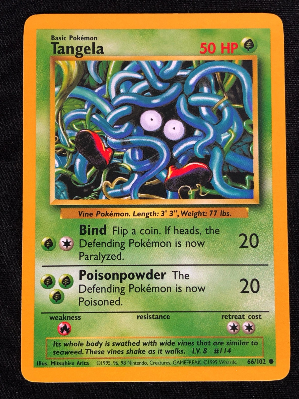 Pokemon Tangela 66/102 Common (LP)