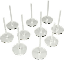 28Mm Circular Flight Stands | 2-Inch Peg | 3Mm Acrylic Base