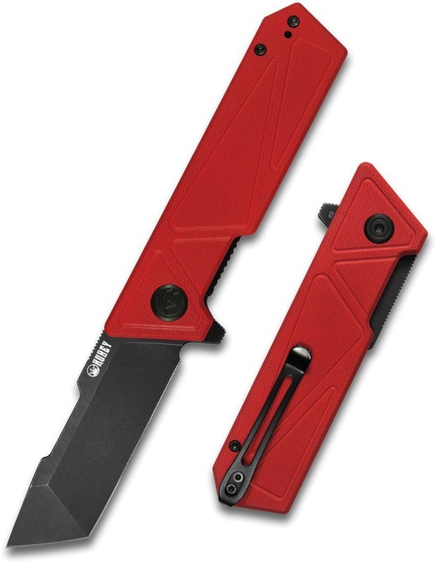 Kubey Avenger KU104D 3.07" D2 Red G10 Folding Knife, NEW in box