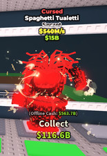 Cursed Spaghetti tualleti - Radioactive - Steal A Brainrot