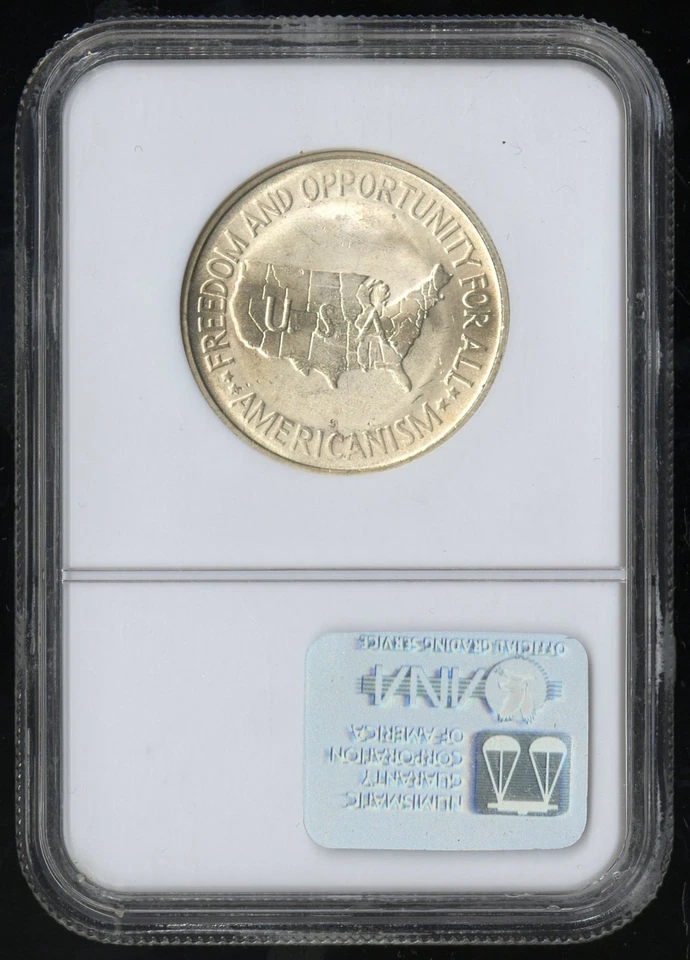 US Coin 1951 S Washington Carver Silver Half Dollar MS65 NGC NO RESERVE! - Image 2 of 2