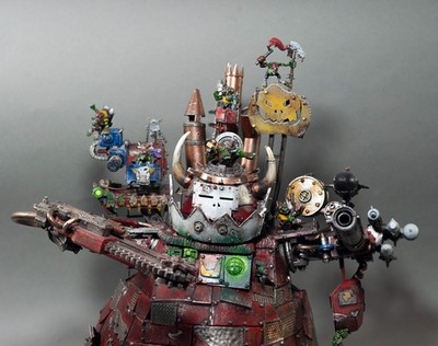 Ork Stompa painted Warhammer 40k Orks  Gorkanaut Deff Dread
