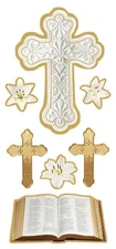 Paper House Foil Stickers-Crosses - 3 Pack