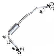 Stainless Steel Exhaust Resonator Pipe W Hangers Fits 2007-2008 Honda Fit 1.5l Stainless Steel Exhaust Resonator Pipe W Hangers Fits 2007-2008 Honda Fit 1.5l