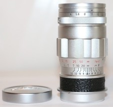 Leica Leitz Elmar 90mm f/4 M39 Thread 3 Element Elmar VERY NICE Free USA Ship