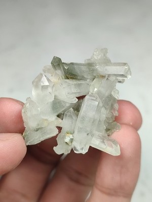 Chlorite Quartz Crystal Having Good Luster & Nice Growth.