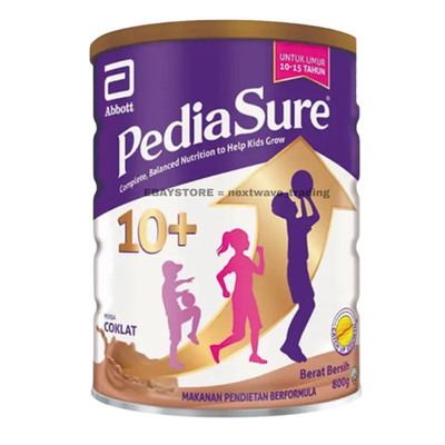 1X Abbott Pedia Sure 10+Optiheight 800g Chocolate Increase Height 10-15 Yrs Old