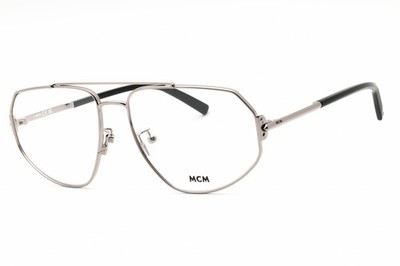 MCM MW5014 H 014 Eyeglasses Shiny Light Ruthenium Frame 58mm