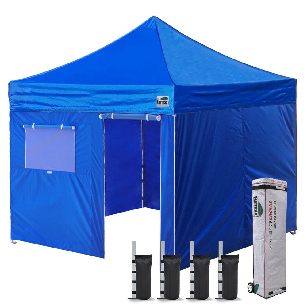 Tent With 4 Removable Zipper End Side Walls
