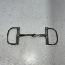 New Congress Leather 5  D Ring Snaffle Bit 477101 Y-501