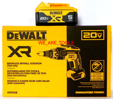 DEWALT DCF630B 20V XR Brushless Drywall Screwgun, 1) DCB205 5.0Ah Battery