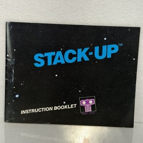 Stack Up⭐️TEST MARKET Matte Sticker Seal⭐️Complete NO Cart⭐️Nintendo NES GRAIL