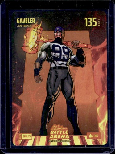 2026 Bo Jackson Battle Arena Griffey Gaveler Grillin' Battlefoil #GRILL-73