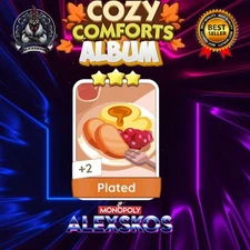 SET 8 - PLATED - ⭐️3 MONO_POLY_MO_-GO 3 STARS STICKERS CARDS