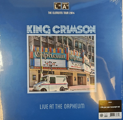 King Crimson Live At The Orpheum LP Album vinyl record remastered 200g limited