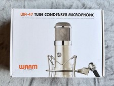 Warm Audio WA-47 Vacuum Tube Condenser Microphone with Power Supply Shock Mount