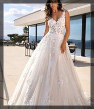 Princess strappy leaf illusion wedding dress wedding dress n.measurement 32-60 buttons