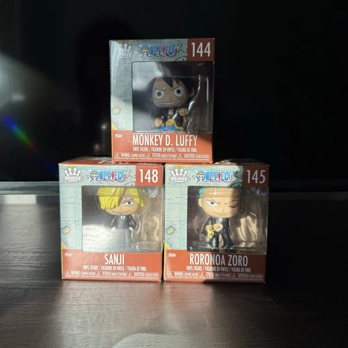 Funko Minis One Piece lot - Trio (Luffy, Zoro, Sanji)