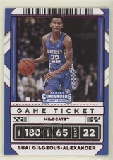 2020 Panini Contenders Draft Picks Game Ticket Red Shai Gilgeous-Alexander 0e5