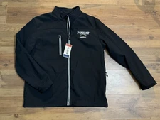 FORREST CHEVROLET CENTRALIA, MO MISSOURI BLACK LINED JACKET BY CLIQUE SIZE: XL