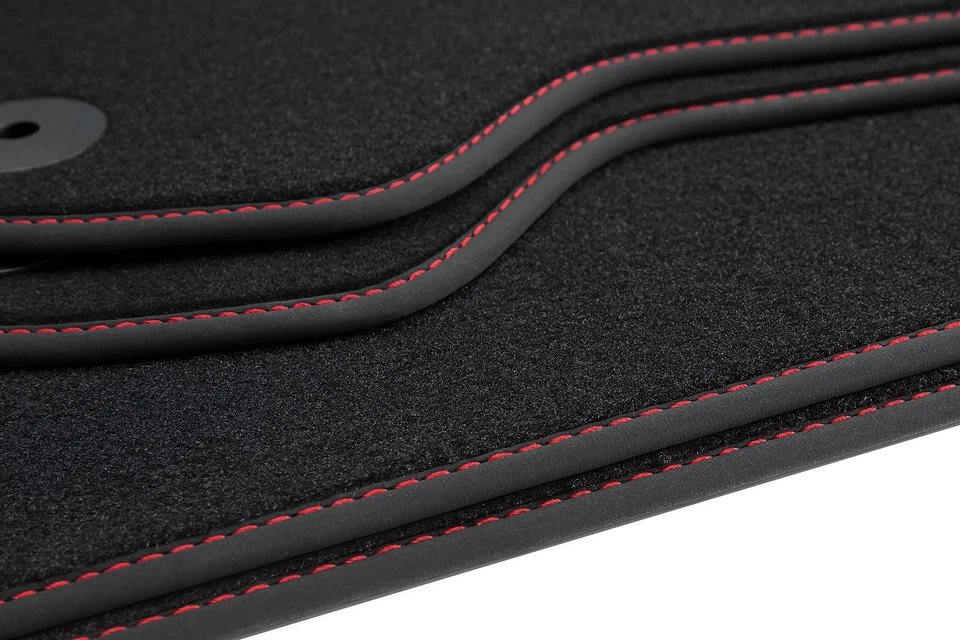 Alfombrillas exclusivas adecuadas para VW Golf 5 6 Scirocco 3 Limo Kombi Variant GTI - Imagen 2 de 4