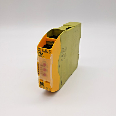 PILZ PNOZ-S5-24VDC-2N/O-2N/O-T 750105 Safety Relay -Missing Terminals