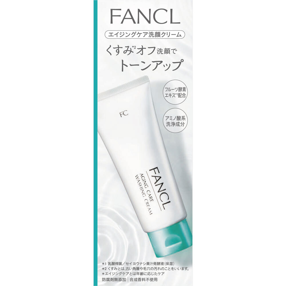 FANCL Cosmetics  Aging Care Face Wash Cream *Aging care means age-appropriate ca