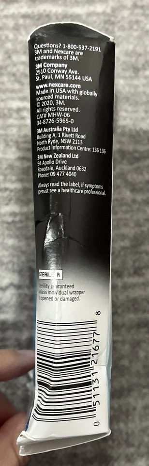 6 Cajas 3M Nexcare Max Hold Impermeable 6 ct Rodilla y Codo Vendajes LEER Foto 4 de 4