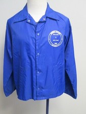 Vintage GM Union General Motors Jacket Mens Medium Blue Distressed Windbreaker