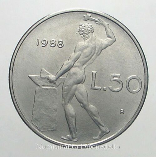 Repubblica - 50 Lire dal 1954 al 2001 da BB a FDC da serie Zecca o Rotolino - Foto 72 di 88