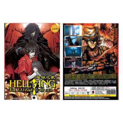Hellsing DVD Series Anime Vol. 1-13 + Ultimate 10 OVA Complete - FREE DELIVERY