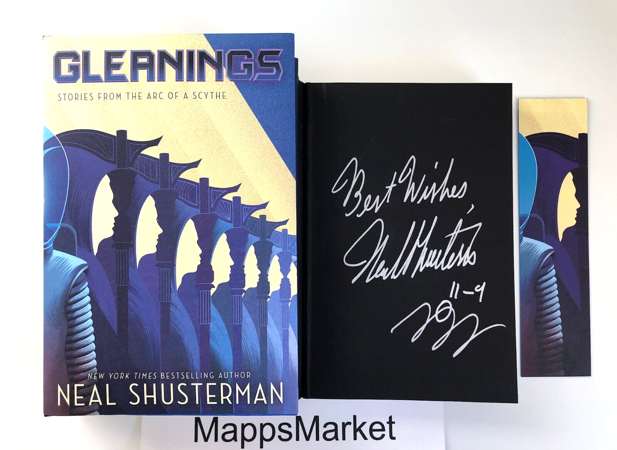 SIGNED Gleanings Arc of a Scythe by Neal Shusterman 1st/1st HC