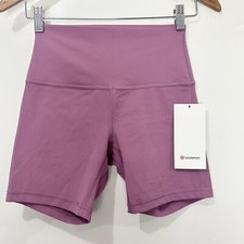NWT Lululemon Align High Rise Short 6  Velvet Dust Size 4