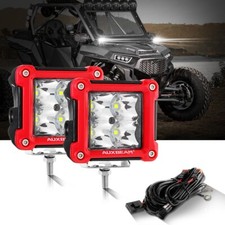 AUXBEAM 3'' Cubes LED Work Light Bar Spot Pods Fog Driving Lamps Offroad 4WD ATV