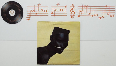 Grace Jones My Jamaican Guy 7  Single Printing Error A2U B1U Pressing - EX