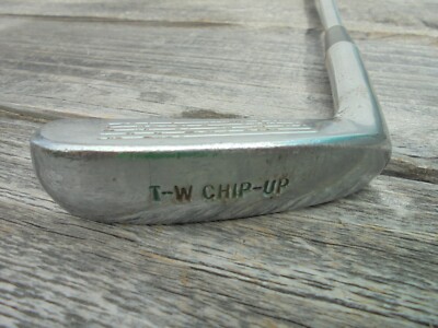 T-W Chip Up 2 Way Chipper Golf Club Right or Left Hand Steel Shaft Gold Cup Grip