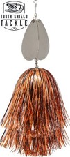 Tooth Shield Tackle 310 Musky Bucktail Muskie Inline Spinner (Octoberfest)