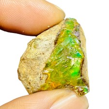 40.80 Cts Natural Opal Rough 30x26mm Huge Pendant Size Raw Loose Gemstone
