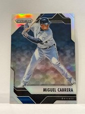 2017 Panini Prizm Miguel Cabrera SILVER Prizm Card #47