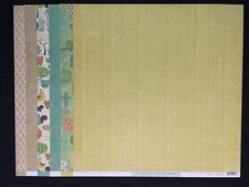 CRATE PAPER "LITTLE SPROUT" 12X12 DS TEXTURED HEAVY PAPER