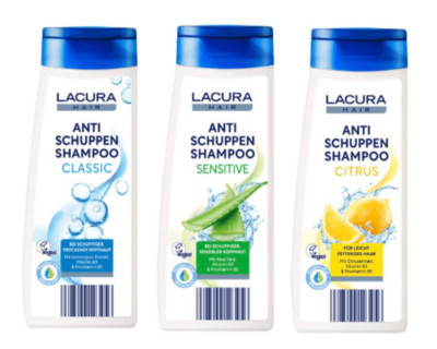 Lacura Anti-Schuppen Shampoo Classic Sensitive Citrus Vegan Unisex 300ml