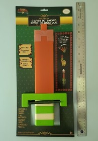 Nintendo Legend of Zelda Rollplay 8-Bit Classic Sword NEW ThinkGeek NES Sound