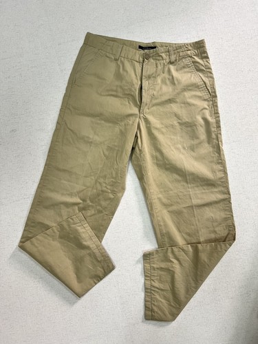 Pantalones chinos Ermenegildo Zegna beige para hombre talla XS hechos en Italia algodón - Imagen 5 de 18