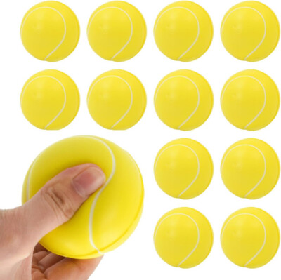 12 Stück Schaumstoffbälle Softball Schaumstoff Tennisbälle 6cm Kinder Sportbälle