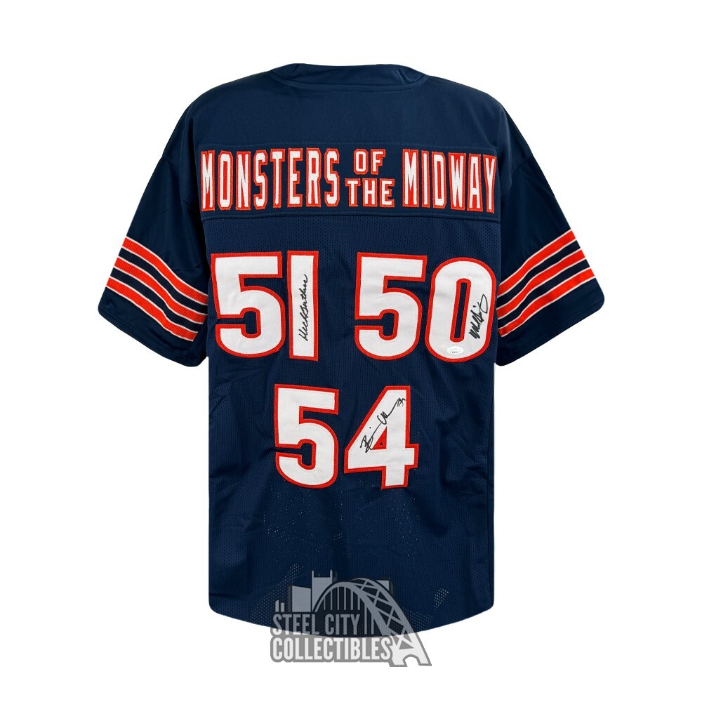 Monsters Of The Midway Autographed Chicago Custom Football Jersey