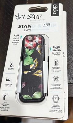 Clckr RF Richmond & Finch Stand & Grip phone Grip | Color: Floral NIP