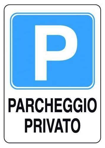 Cartello Parcheggio Privato 52x11 Cm, Alluminio Composito 3 Mm, Solo Per Targa Inquilino