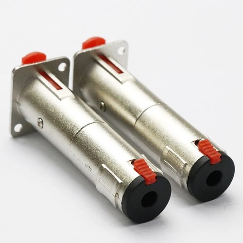 4x 1/4 TRS to TRS Female Audio Feed Thru connector Adapter for D Panel Mounting - Picture 5 of 5