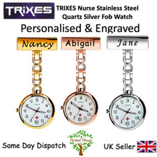 Personalised & Engraved -Nurse Stainless Steel Watch-Silver Gold -Christmas Gift